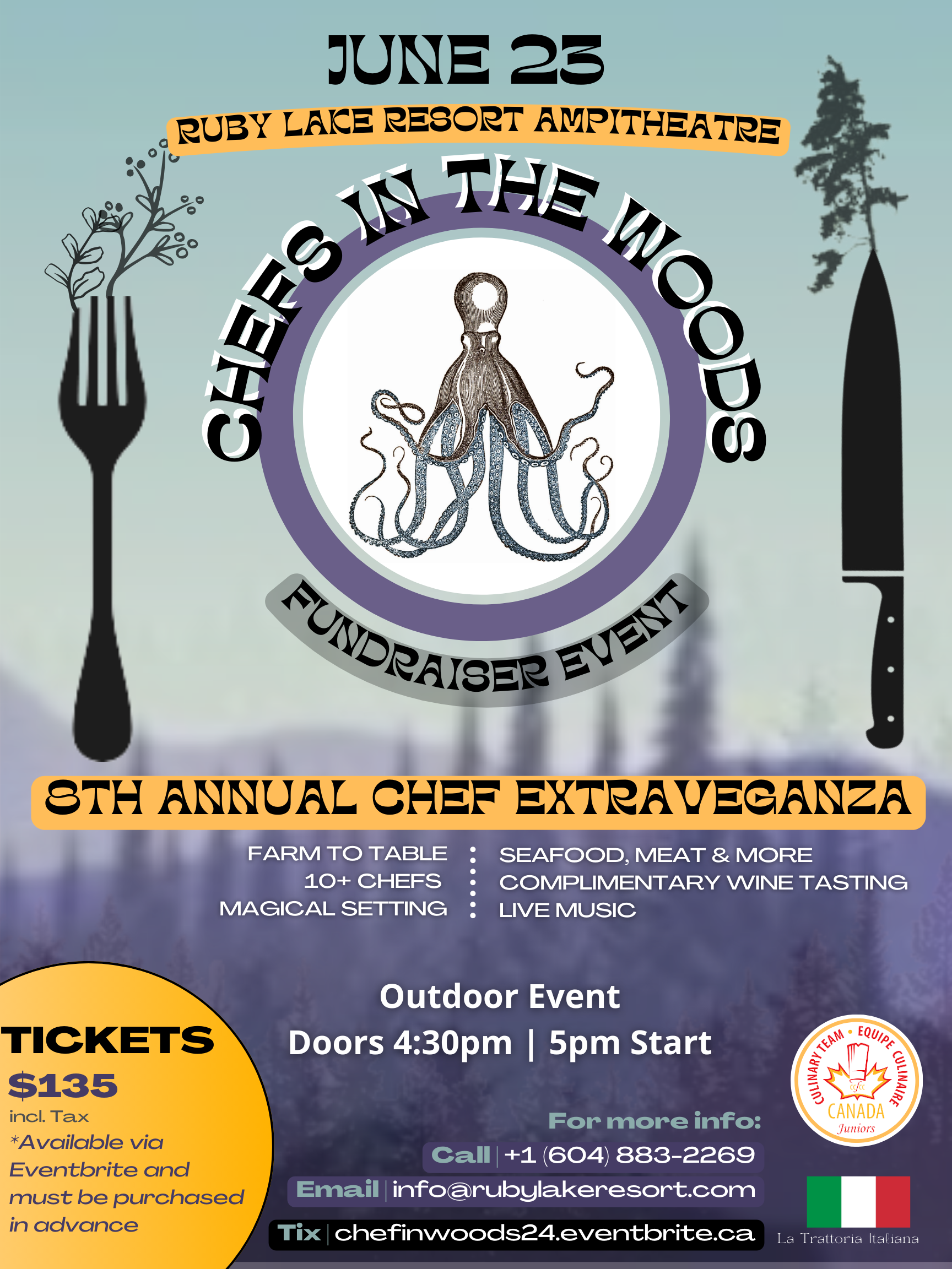 Chef in the Woods 2024 Poster