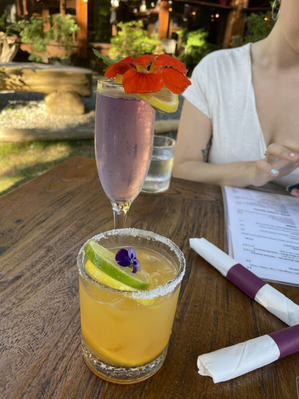 drinks at La Trattoria at Ruby Lake Resort